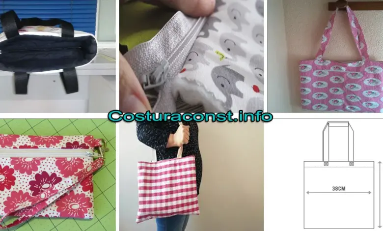 Aprende a como hacer un bolso con cremallera en maquina de coser Aprende a como hacer un bolso con cremallera en maquina de coser