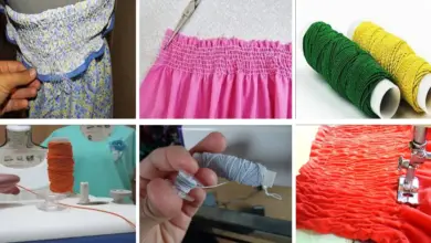 Como fruncir normal y con hilo elástico en maquina de coser Como fruncir normal y con hilo elástico en maquina de coser