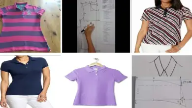 Como hacer patrón de camiseta polo para dama Como hacer patrón de camiseta polo para dama