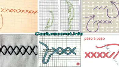 Aprende como hacer un punto oblicuo y en cruz a mano Aprende como hacer un punto oblicuo y en cruz a mano